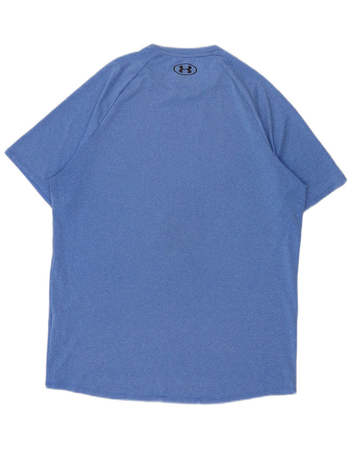 Ανδρικό T-Shirt Under Armour Τοπ μεσαίου μπλε φλεκ πολυεστέρα