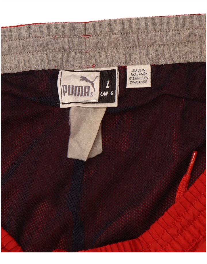 Ανδρική αθλητική φόρμα Puma Παντελόνι μεγάλο κόκκινο