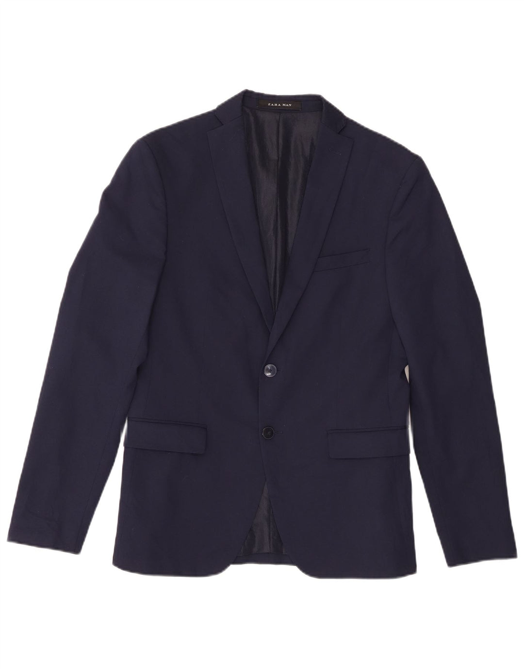 Zara Ανδρικό σακάκι μπλέιζερ με 2 κουμπιά EU 46 Small Navy Blue