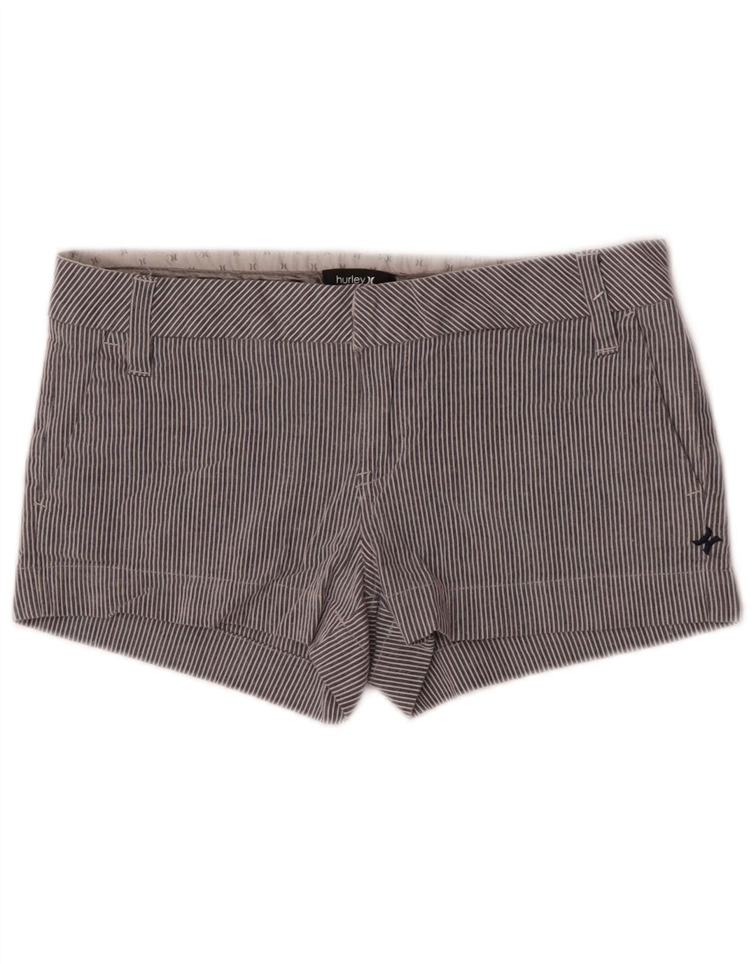 Hurley Γυναικείο Hot Παντελόνι US 7 Medium W32 Μπλε ριγέ βαμβακερό