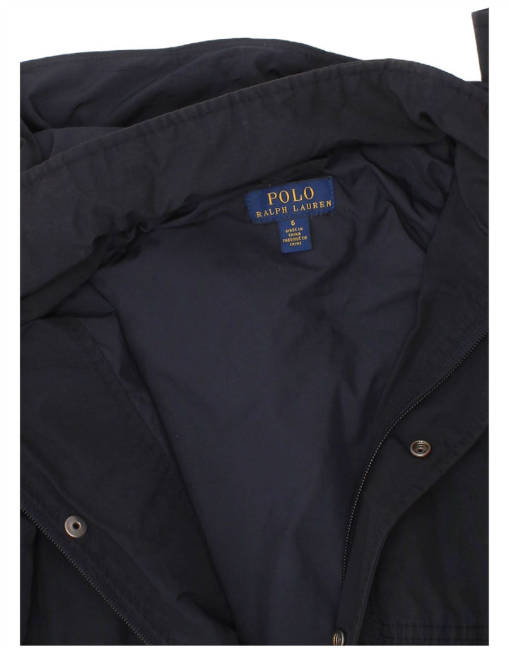 Polo Ralph Lauren Boys Hooded Windbreaker Jacket 5-6 Years Navy Blue