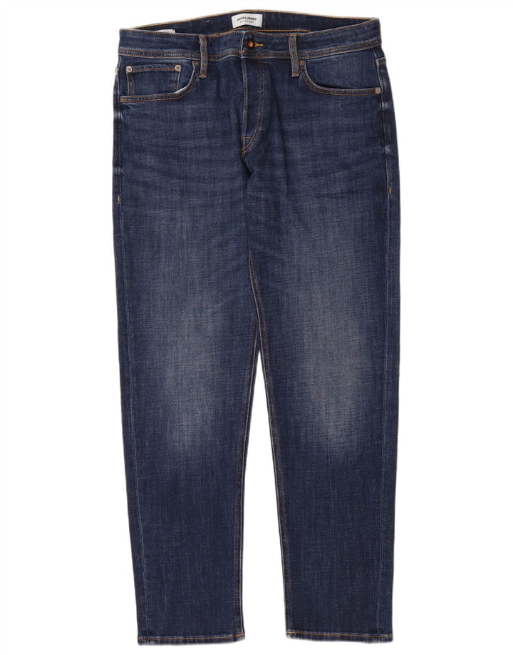 Jack & Jones Ανδρικό Slim Jeans W34 L32 Μπλε βαμβακερό