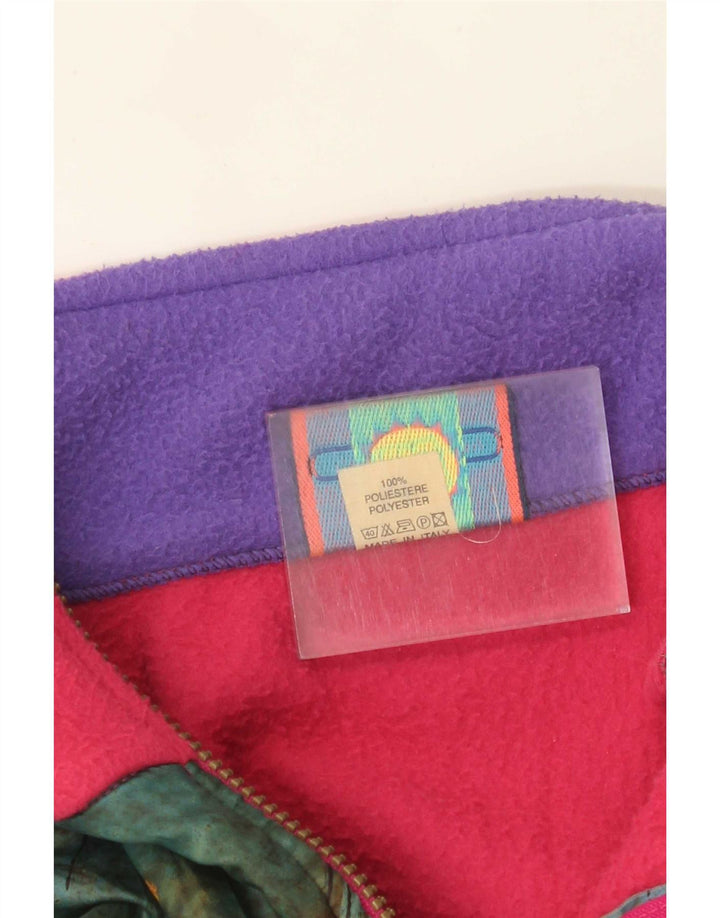 Santo Stefano Ανδρικό Fleece Jacket UK 38 Medium Pink Check Polyester