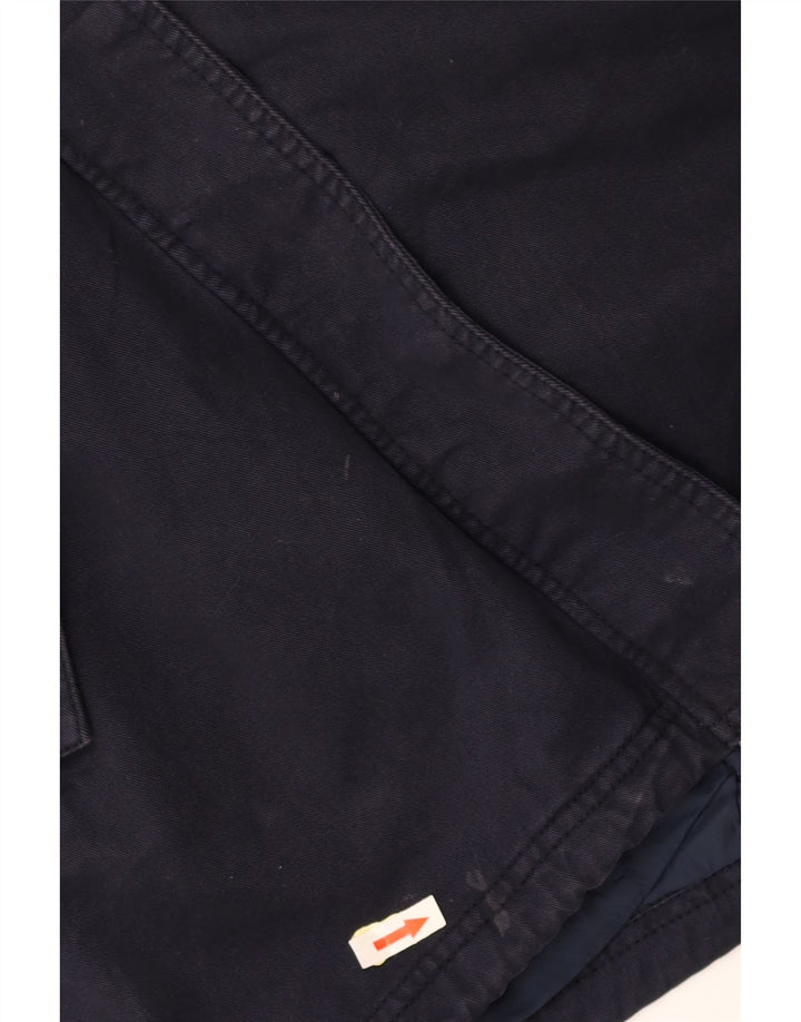 SUPERDRY Womens The Rookie Oversized Parka Jacket UK 6 XS Navy Blue