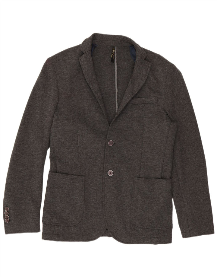 Liu Jo Ανδρικό σακάκι 2 κουμπιών σακάκι IT 46 Small Grey Viscose