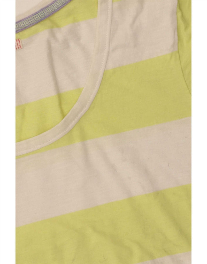 White Stuff Γυναικείο T-Shirt Top UK 10 Small πολύχρωμο ριγέ