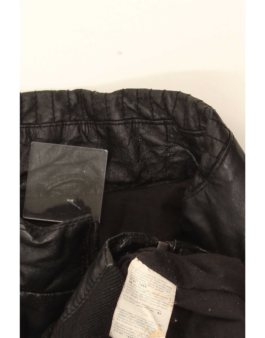 Vintage Ανδρικό Δερμάτινο Μπουφάν IT 54 2XL Μαύρο