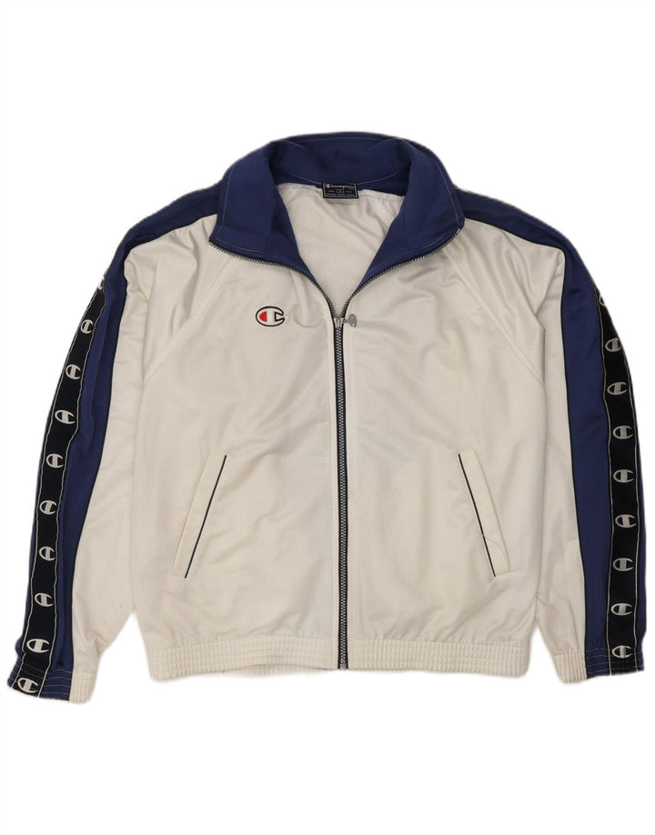 Ανδρική φόρμα Champion Graphic Top Jacket Small White Colourblock