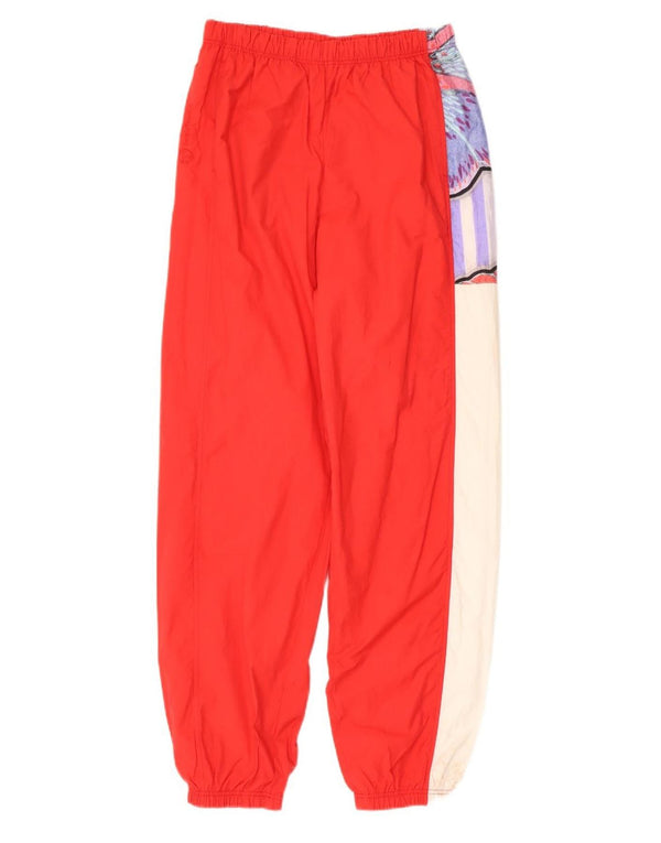 SERGIO TACCHINI Mens Tracksuit Trousers Joggers IT 44 XS  Red Colourblock