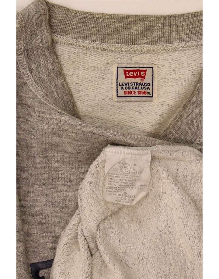 Ανδρικό γραφικό φούτερ Levi's Jumper XL Γκρι βαμβακερό