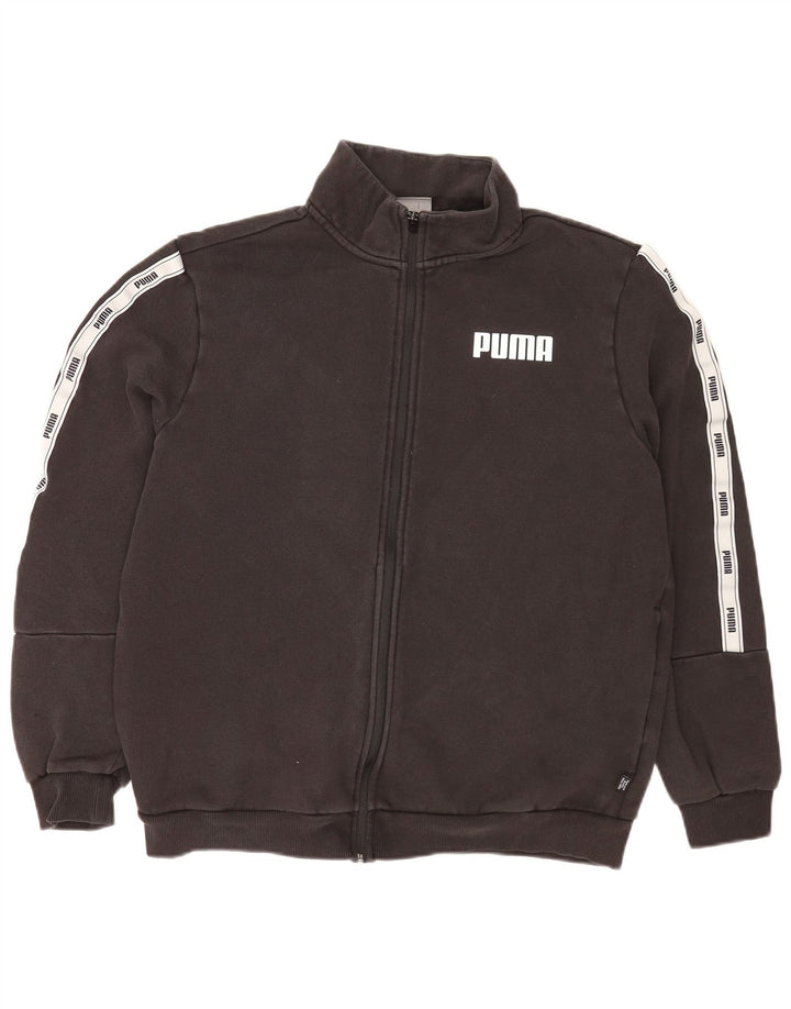Ανδρική φόρμα φόρμας Puma με γραφικό φόρεμα, Μπουφάν με μεγάλο γκρι χρώμα, βαμβακερό