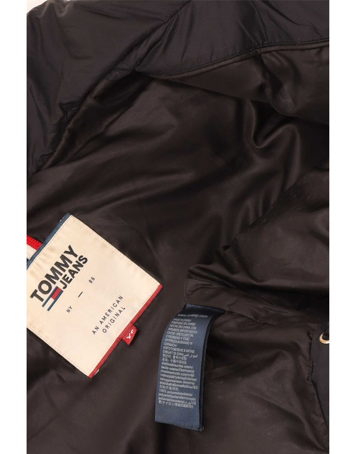 Tommy Hilfiger Ανδρικό μπουφάν με επένδυση UK 34 XS Μαύρο Πολυαμίδιο