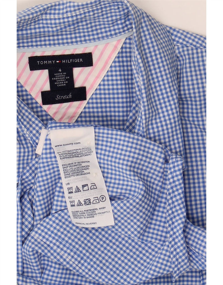 Tommy Hilfiger Γυναικείο πουκάμισο US 4 Small Blue Gingham Cotton