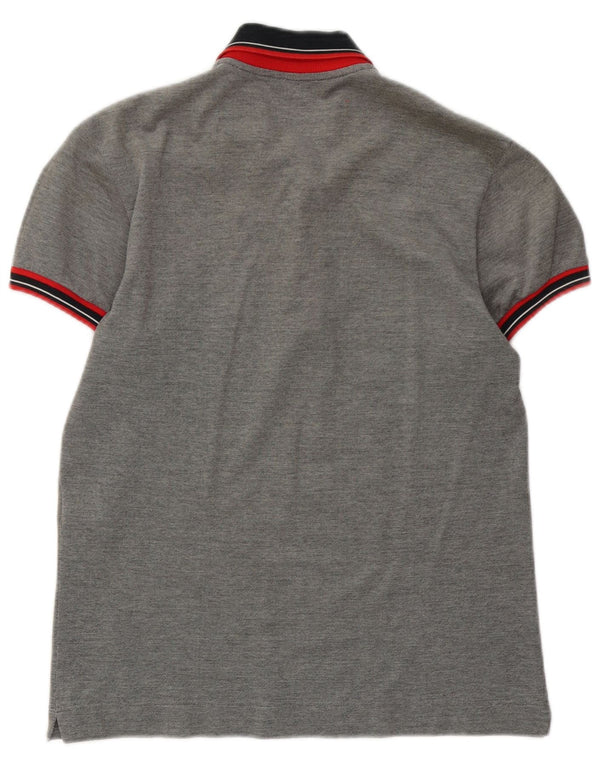 Dolce & Gabbana Ανδρικό μπλουζάκι ράγκμπι πόλο IT 46 Small Grey Colourblock