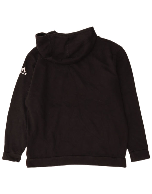 Adidas Ανδρικό Panther Baseball Graphic Hoodie Jumper μεγάλο μαύρο βαμβακερό