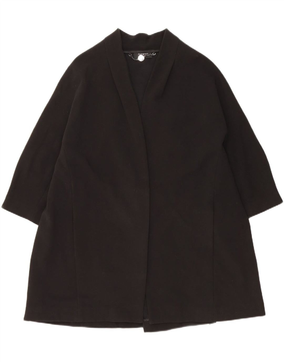 Marks & Spencer Γυναικείο Open Oversized Πανωφόρι UK 18 XL Μαύρο