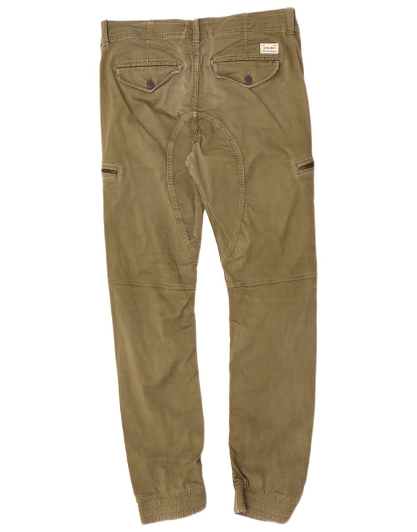 Ανδρικό Jack & Jones Anti Fit Joggers Cargo Παντελόνι W31 L29 Χακί Βαμβακερό