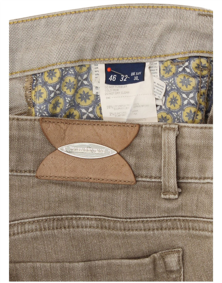 Trussardi Γυναικείο Slim Jeans W30 L29 Μπεζ βαμβακερό