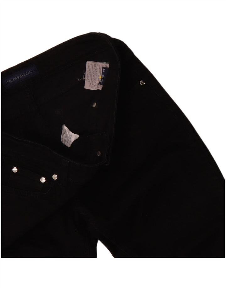 Trussardi Γυναικείο Slim Jeans W28 L28 Μαύρο βαμβακερό
