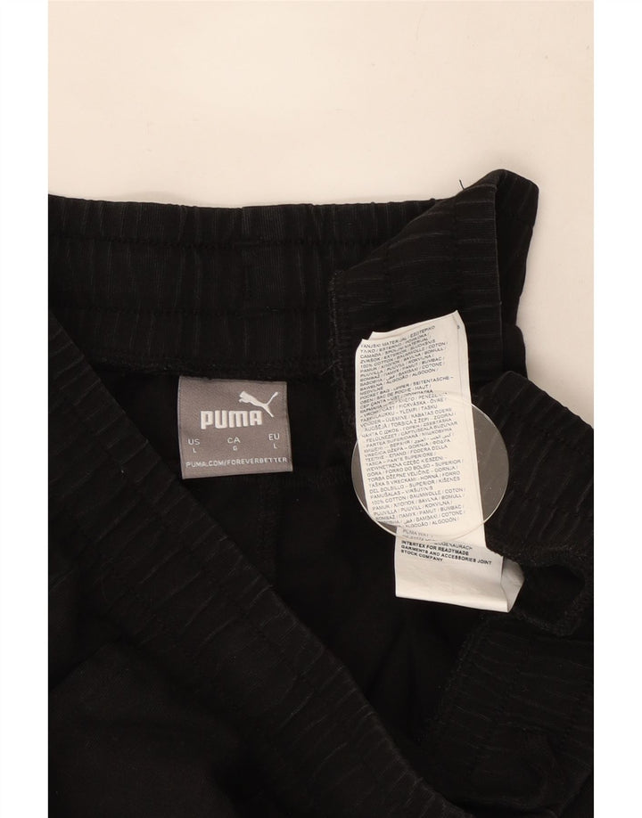 Ανδρικό αθλητικό σορτς Puma μεγάλο μαύρο βαμβακερό