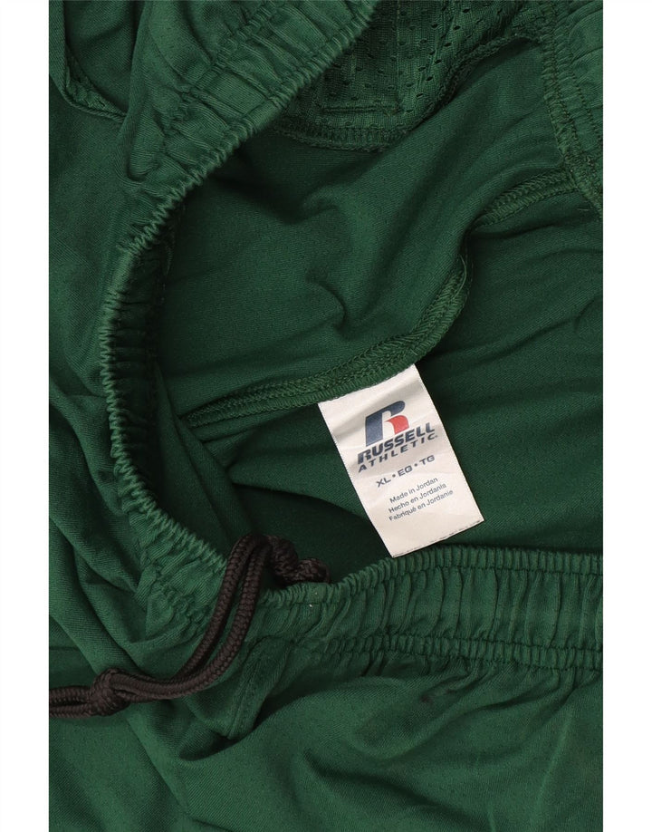 Ανδρικό γραφικό αθλητικό σορτς Russell Athletic Πράσινο XL