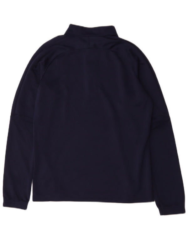 Ανδρική φόρμα πουλόβερ με φερμουάρ Puma Top Small Navy Blue Polyester