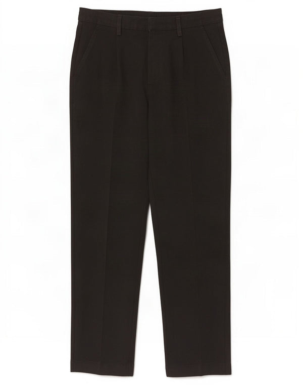 Marks & Spencer Boys Straight Chino Trousers 12-13 Years W28 L27 Black