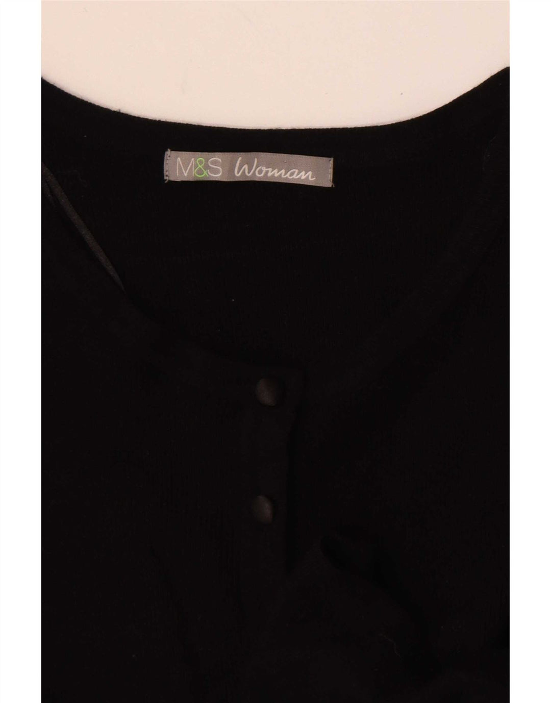 Marks & Spencer Γυναικεία Ζακέτα με κοντό μανίκι UK 8 Small Black