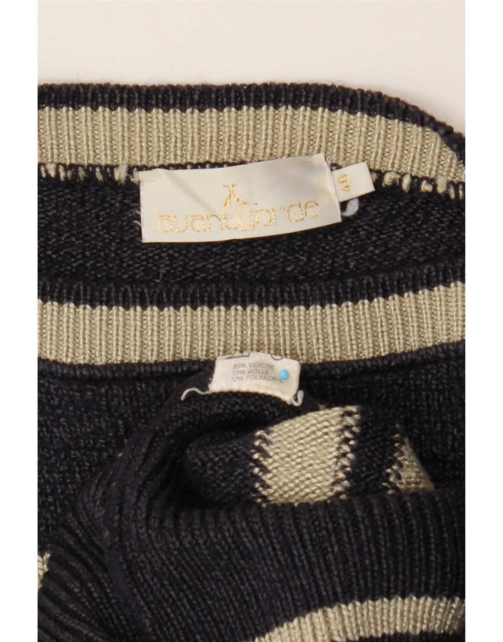 Avant Garde Γυναικείο πουλόβερ με λαιμόκαυστο EU 40 Medium Navy Blue
