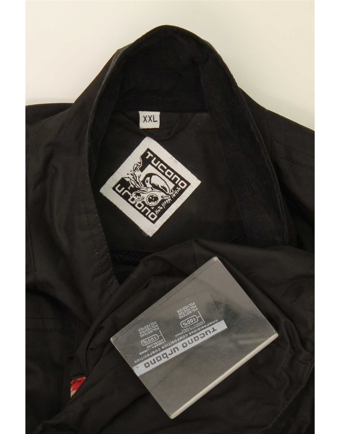Tucano Urbano Mens Utility Jacket UK 44 2XL Μαύρο Πολυεστέρας