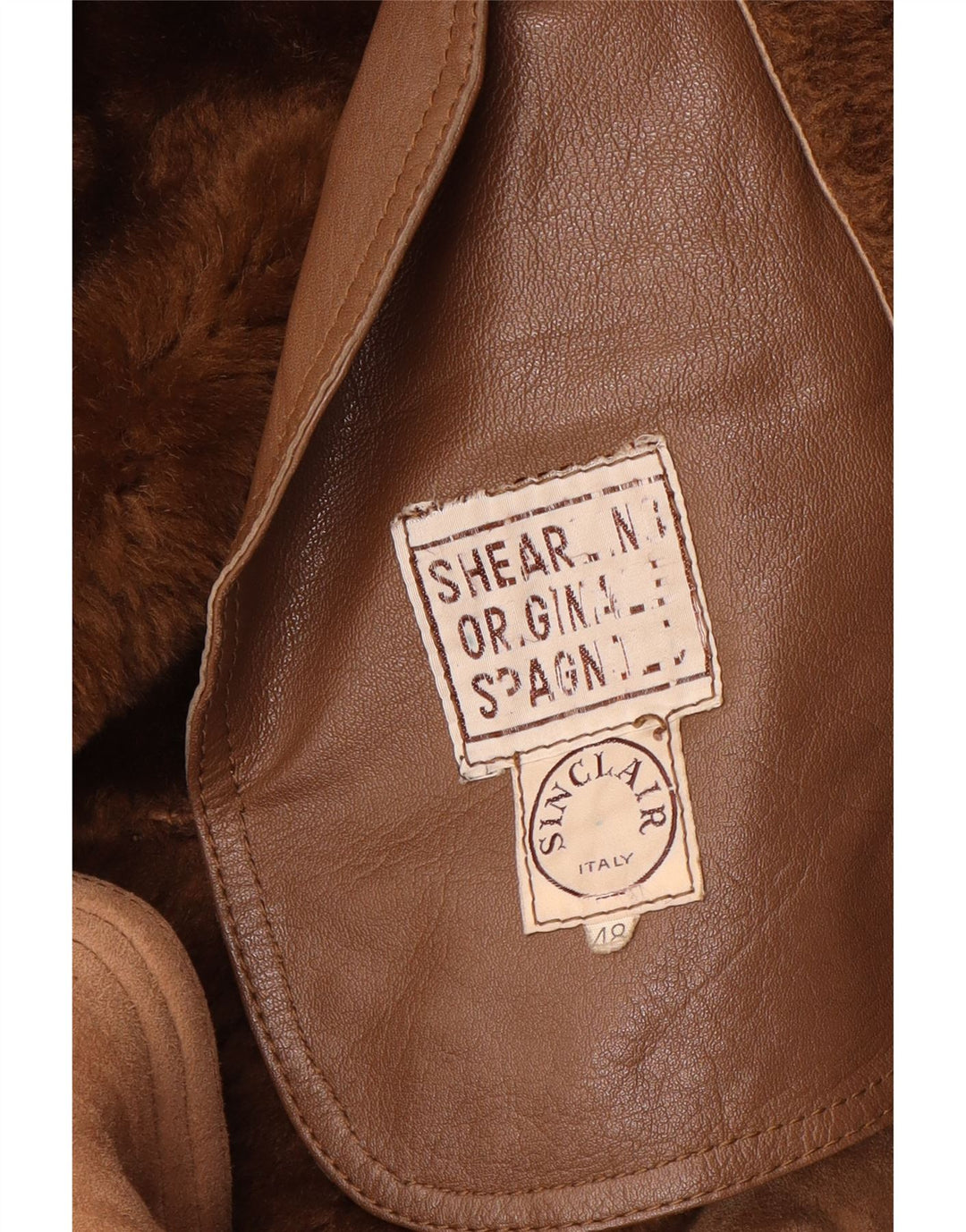 Sinclair Γυναικείο Παλτό Shearling IT 48 XL Καφέ Shearling