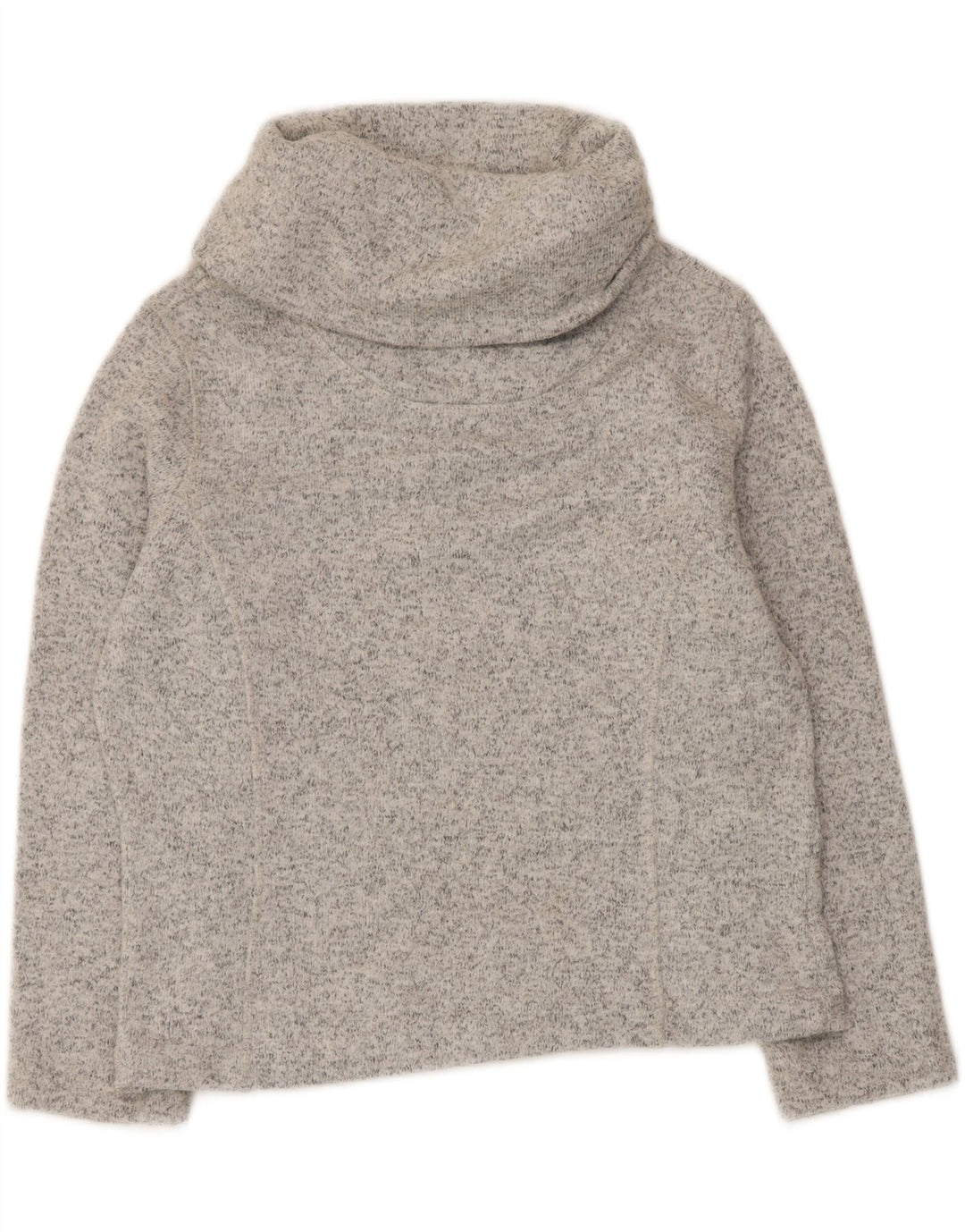 Mountain Warehouse Γυναικεία Crop Μπλούζα Τοπ UK 12 Medium Grey Flecked
