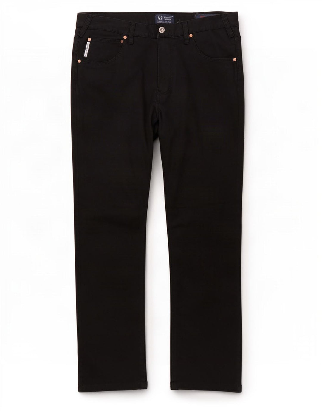 Armani Ανδρικό Regular Casual Παντελόνι W33 L27 Μαύρο βαμβακερό