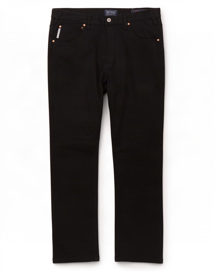 Armani Ανδρικό Regular Casual Παντελόνι W33 L27 Μαύρο βαμβακερό