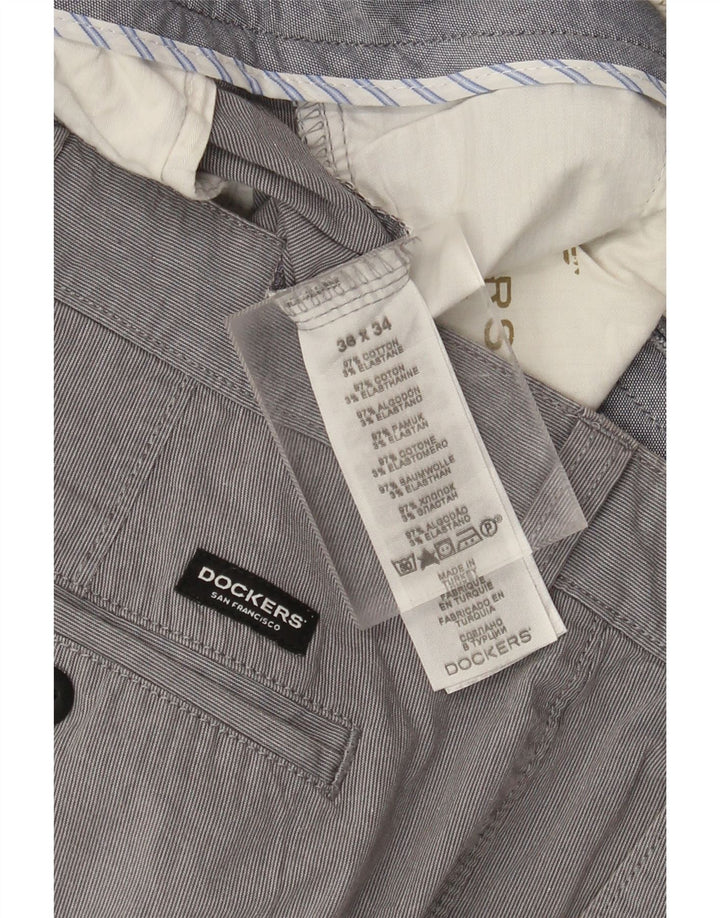 Dockers Ανδρικό παντελόνι Chino Extra Sim Fit W36 L34 Γκρι βαμβακερό