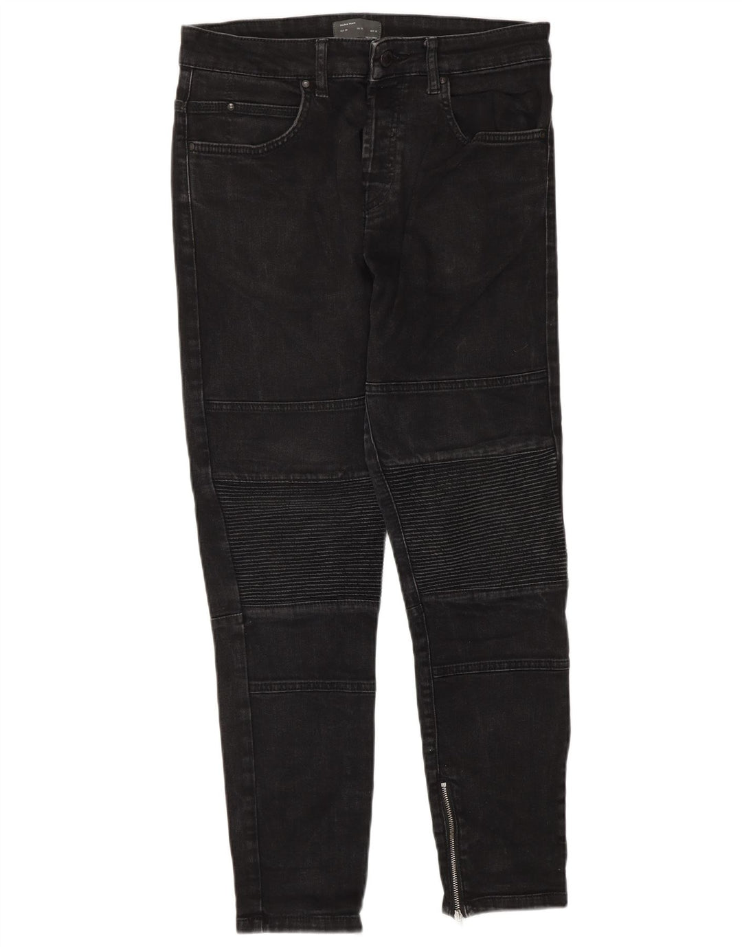 Ανδρικό τζιν ZARA Slim EU 38 Small W30 L28 Μαύρο βαμβακερό
