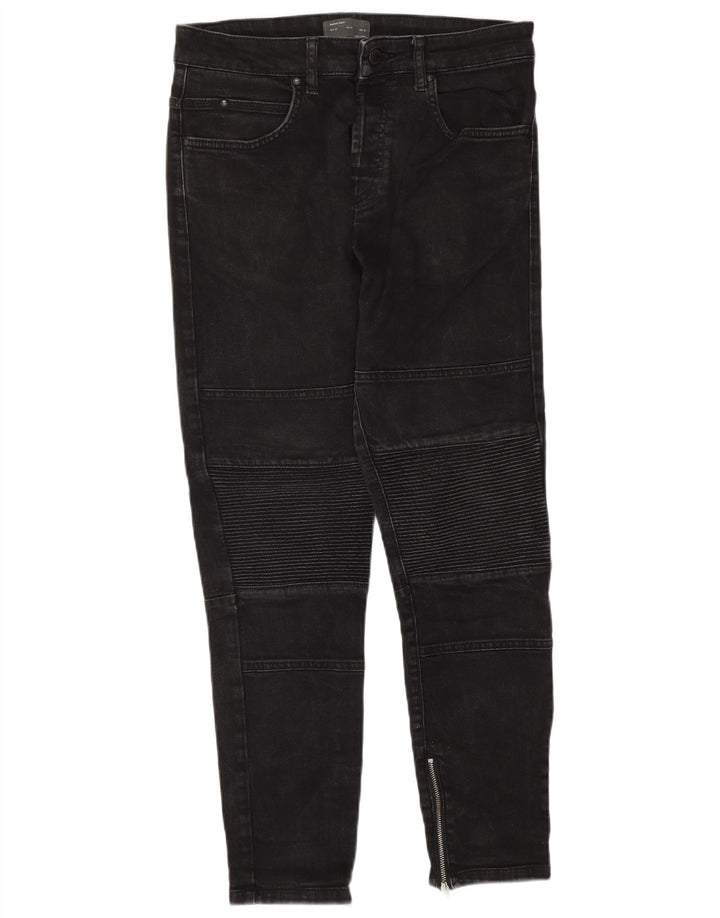 Ανδρικό τζιν ZARA Slim EU 38 Small W30 L28 Μαύρο βαμβακερό