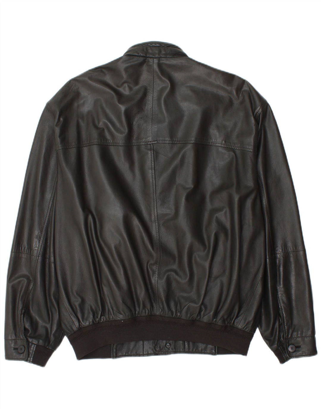 KAPRAUN Ανδρικό Δερμάτινο Μπουφάν UK 40 Large Μαύρο