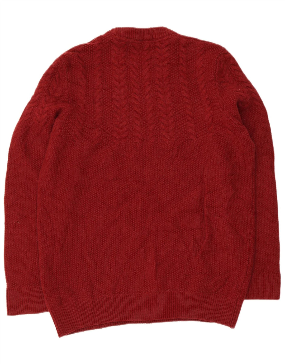 Ανδρικό πουλόβερ με λαιμόκοψη Barbour Medium Maroon