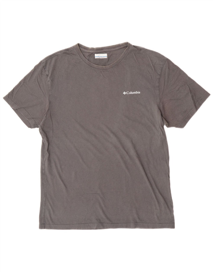 Ανδρικό γραφικό T-Shirt Columbia Top Μεσαίο γκρι βαμβακερό