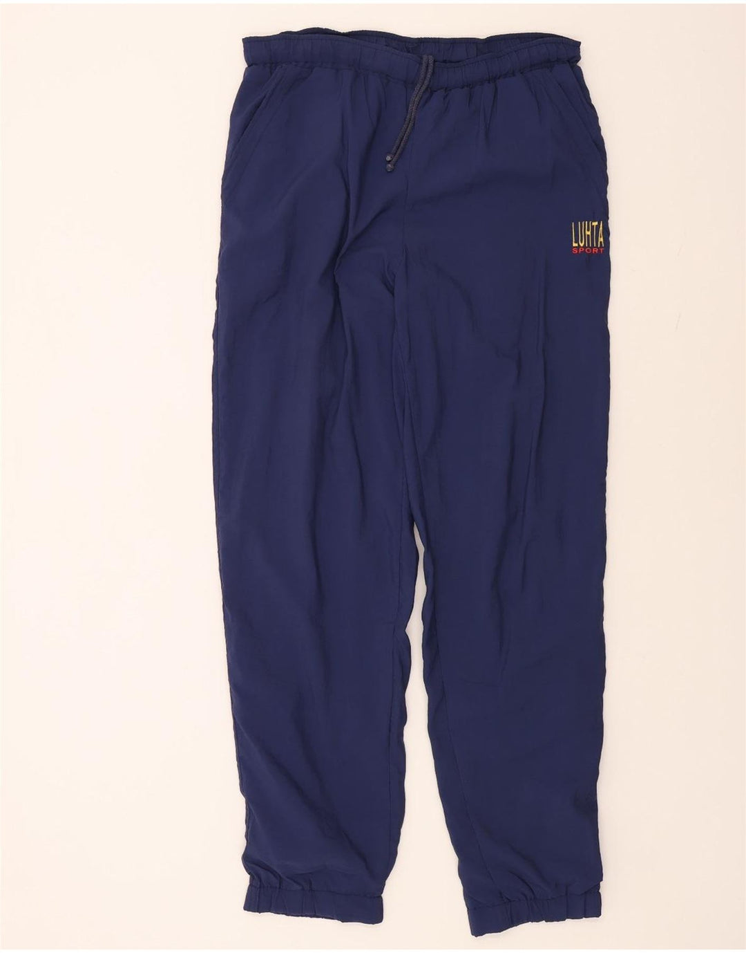 LUHTA Mens Tracksuit Trousers Joggers IT 52 XL  Navy Blue Polyamide Vintage Luhta and Second-Hand Luhta from Messina Hembry 
