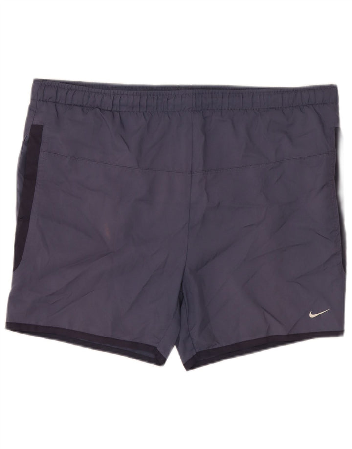 Ανδρικό σορτς κολύμβησης Nike UK 39/41 μεσαίο μπλε ναυτικό πολύχρωμο πολυεστέρα