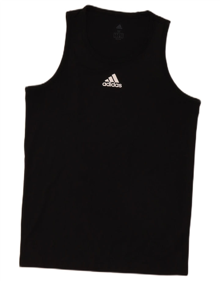 Ανδρικό γραφικό γιλέκο Adidas Top Medium Μαύρο Πολυεστέρας
