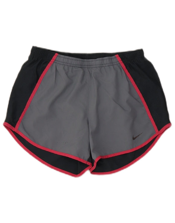Nike γυναικείο αθλητικό σορτς Dri Fit UK 6 XS Navy Blue Colorblock Πολυεστέρας