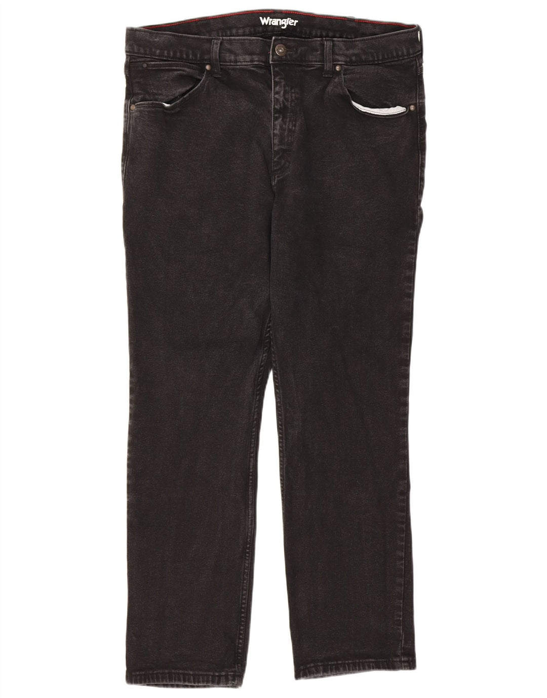 Ανδρικό τζιν Wrangler Regular Straight W38 L30 Μαύρο βαμβακερό