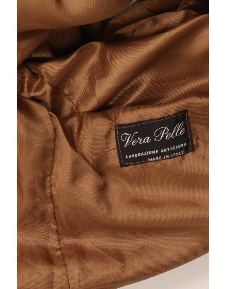 Vintage Γυναικείο Suede Jacket IT 48 XL Beige Leather