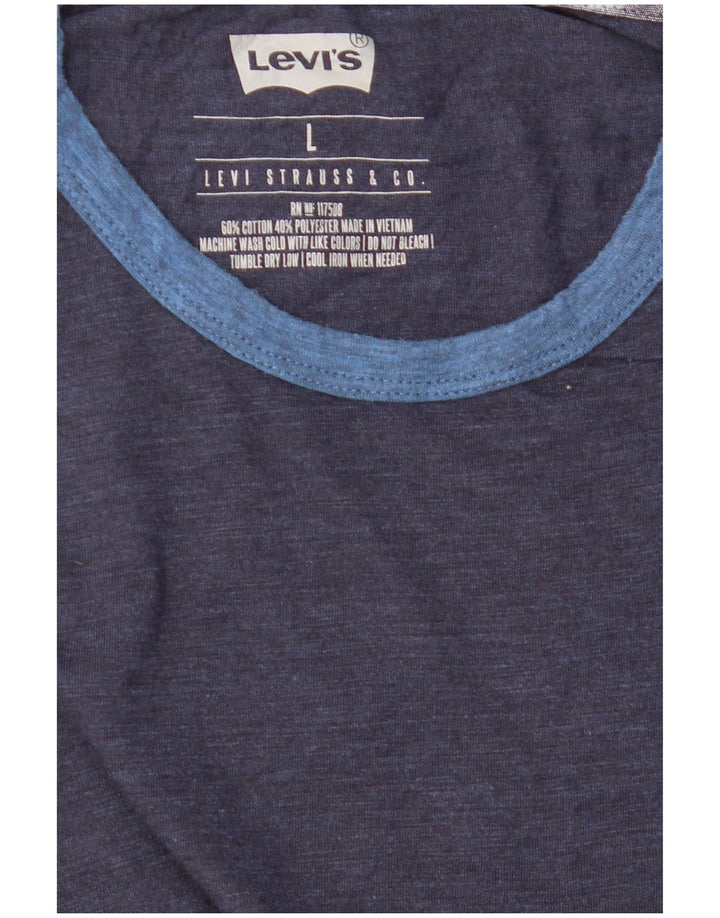 Ανδρικό T-Shirt Levi's Top Large Navy Blue