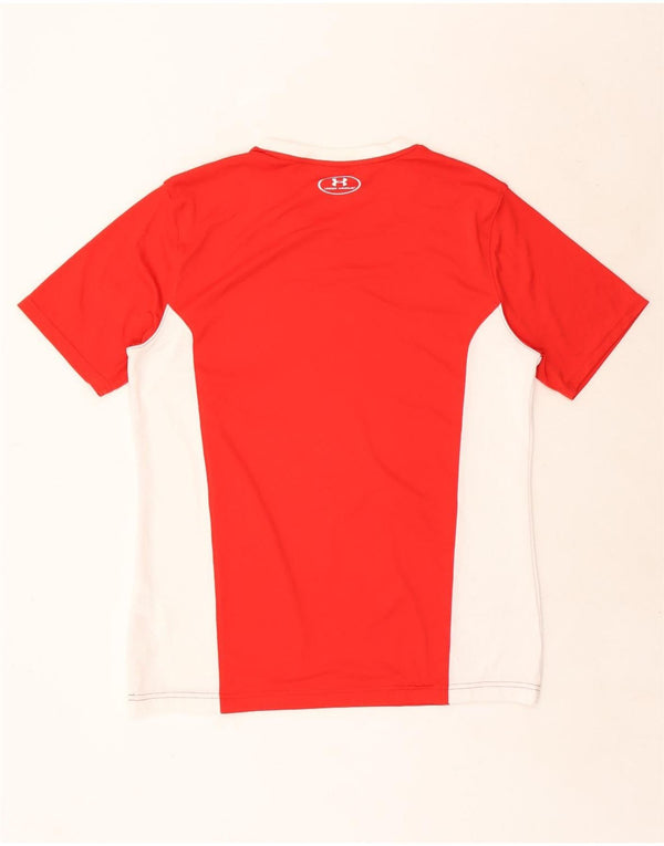 Ανδρικό μπλουζάκι Under Armour Heat Gear Top XL Red Colourblock Πολυεστέρας