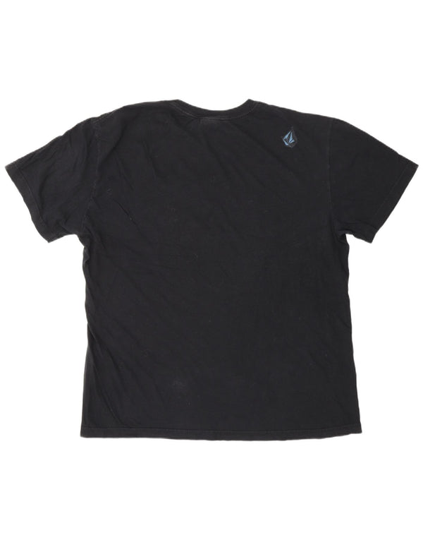 Ανδρικό γραφικό T-Shirt VOLCOM Top XL Μαύρο βαμβακερό