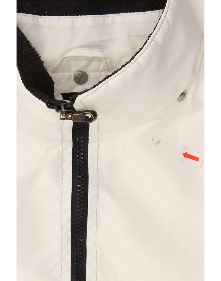 REFRIGIWEAR Womens Rain Jacket UK 16 Large White Polyamide